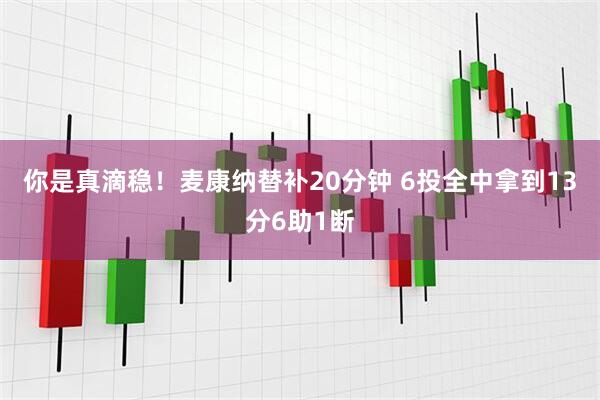 你是真滴稳！麦康纳替补20分钟 6投全中拿到13分6助1断